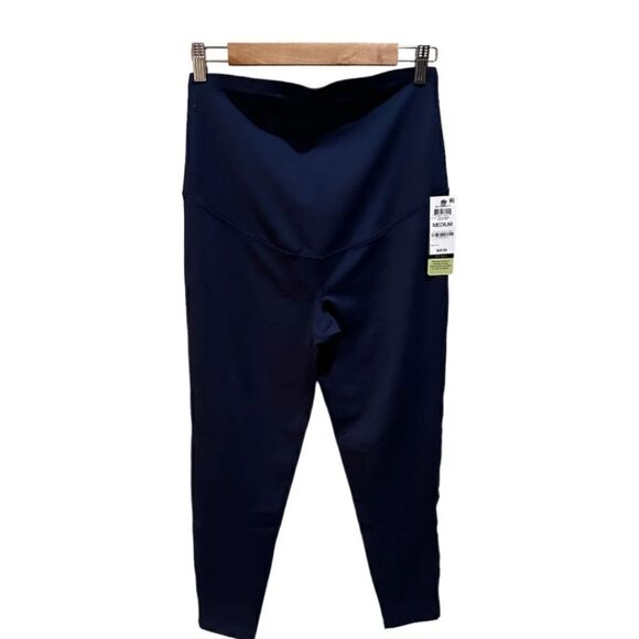 Ideology Blue Stretch Maternity Leggings - Picture 7 of 8